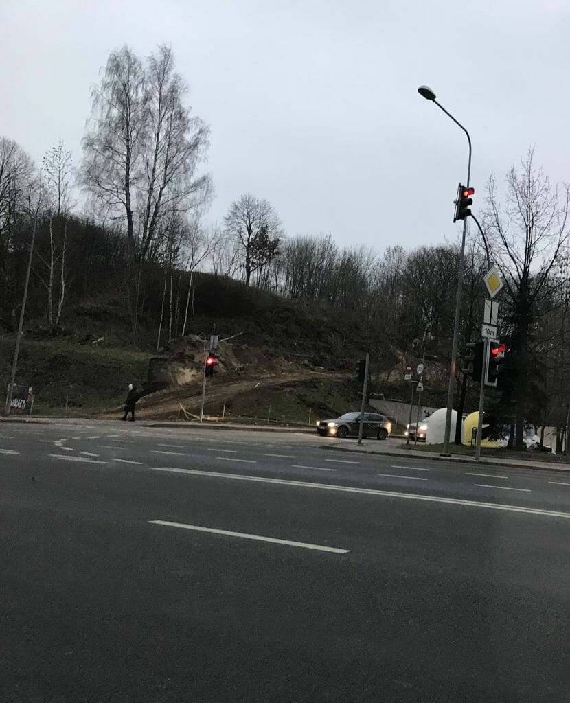 Užupio personos (Filaretų g. 25) - Multi apartment - construction photos