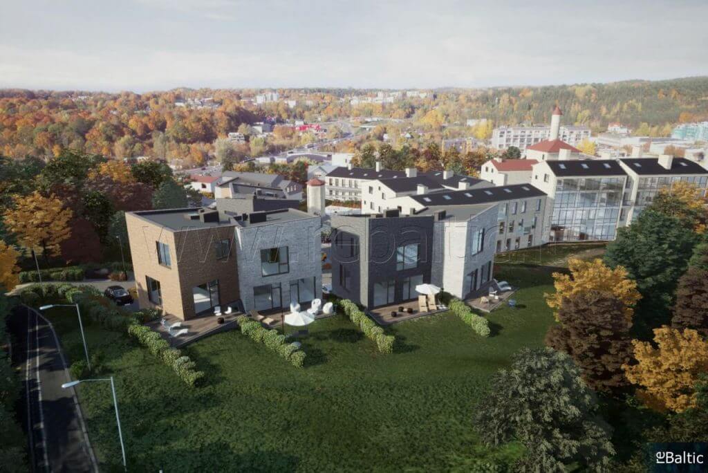 Markučių kalvos (Markučių g. 34, 34A, 36, 36A, 40) - Row housing - visualization