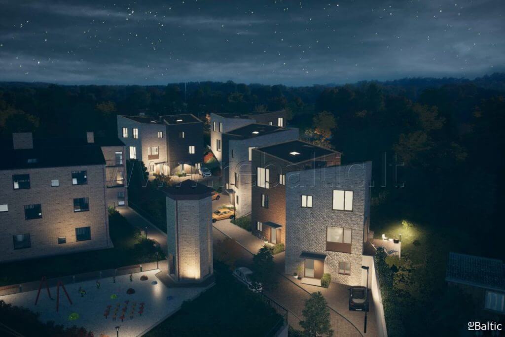 Markučių kalvos (Markučių g. 34, 34A, 36, 36A, 40) - Row housing - visualization