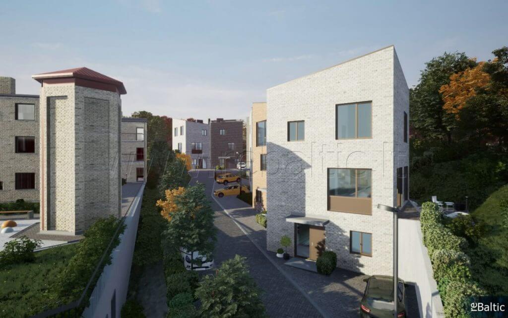 Markučių kalvos (Markučių g. 34, 34A, 36, 36A, 40) - Row housing - visualization