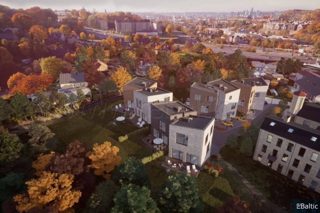 Markučių kalvos (Markučių g. 34, 34A, 36, 36A, 40) - Row housing - visualization