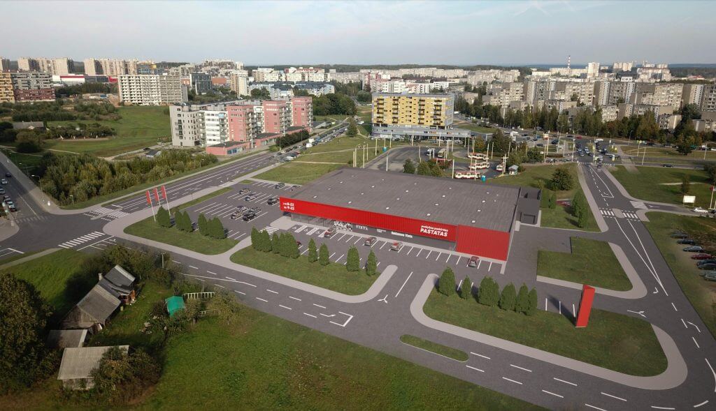 Rimi Pavilnionių g. (Pavilnionių g. 22) - Pārtikas veikals - vizualizācija