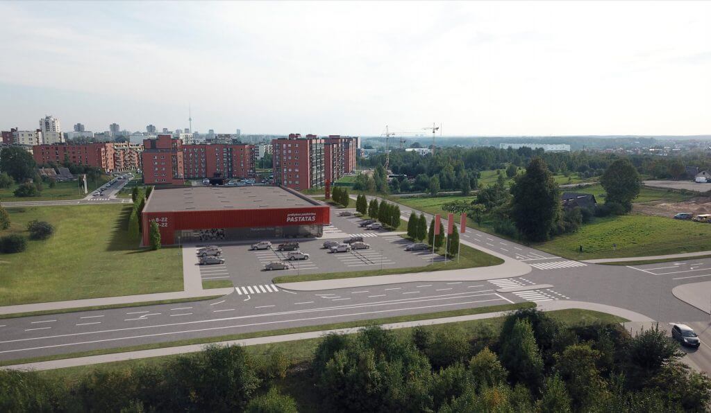 Rimi Pavilnionių g. (Pavilnionių g. 22) - Pārtikas veikals - vizualizācija