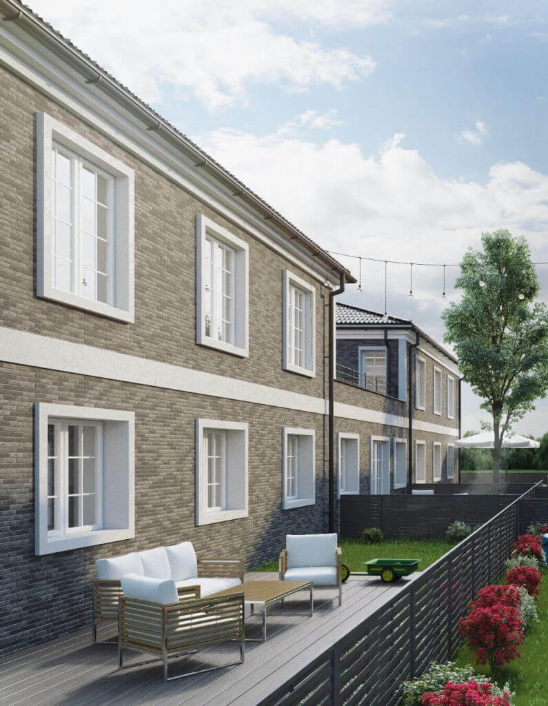 Sofa House 1 etapas (Pakarvių g. 6, 8) - Rindu mājas - vizualizācija