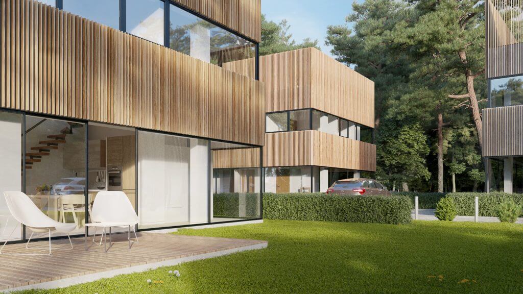 Valakampių miško pasaka (Pasakų g. 6A, 6B, 6D, 6E, 6F, 6G) - Row housing - visualization