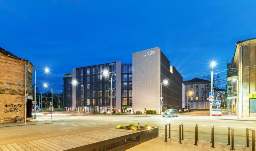 Jasinskio 2 (J. Jasinskio g. 2) - Office center - visualization