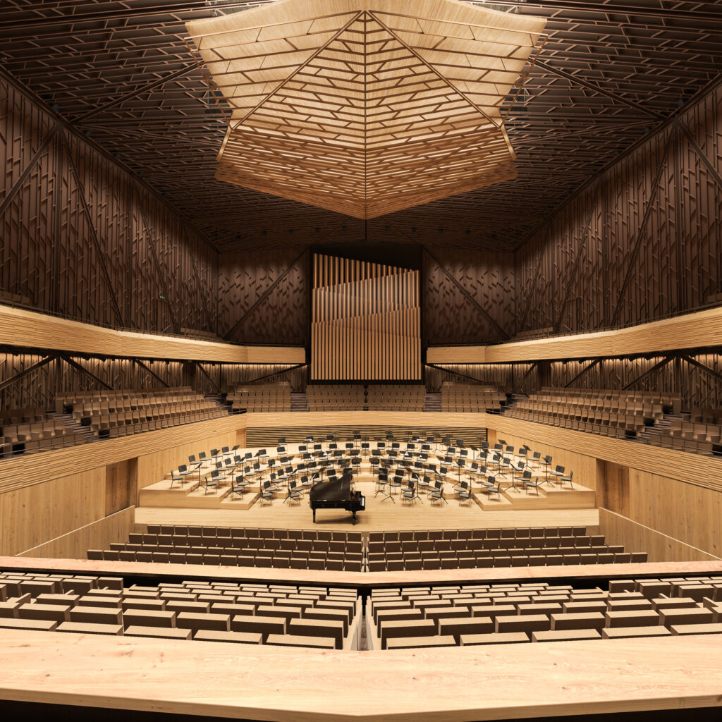 Nacionalinė koncertų salė "Tautos namai" (V. Mykolaičio-Putino g. 5) - Concert hall - visualization