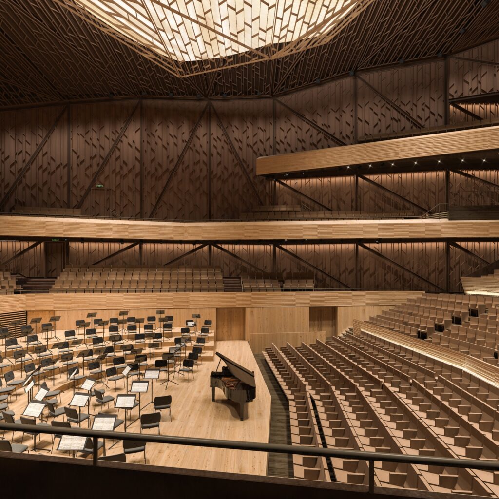 Nacionalinė koncertų salė "Tautos namai" (V. Mykolaičio-Putino g. 5) - Concert hall - visualization