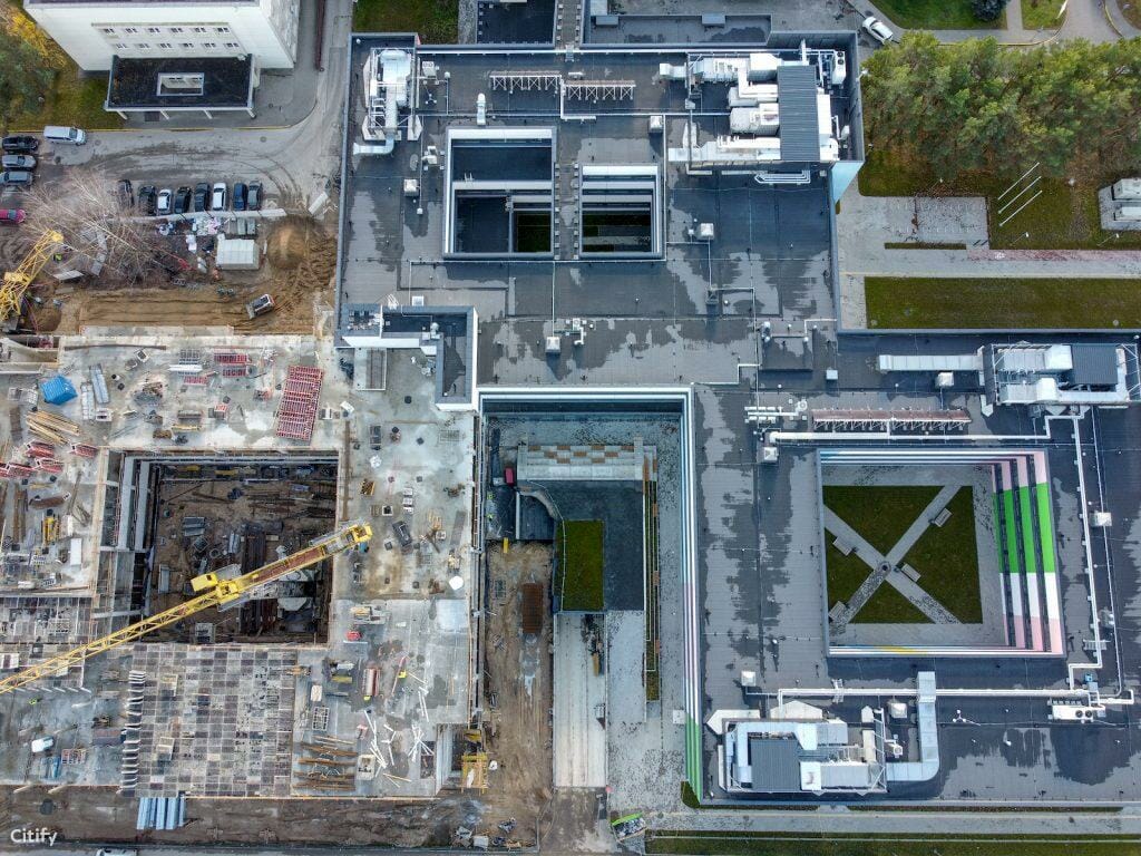 Vaiko raidos centras ir pediatrijos I korpusas (Santariškių g. 7) - Hospital - construction photos