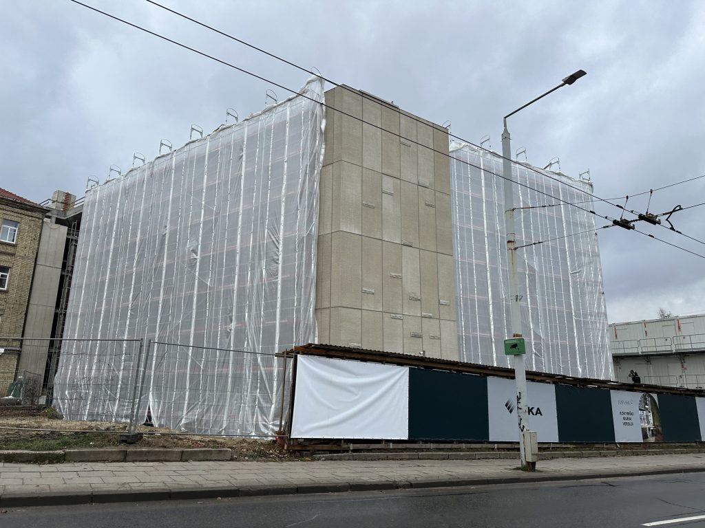 Jasinskio 2 (J. Jasinskio g. 2) - Office center - construction photos