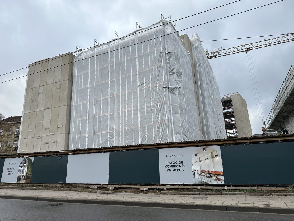 Jasinskio 2 (J. Jasinskio g. 2) - Office center - construction photos