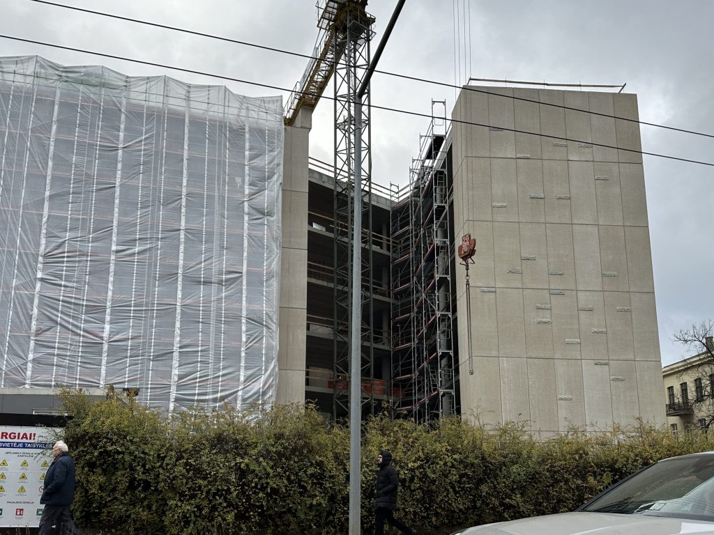 Jasinskio 2 (J. Jasinskio g. 2) - Office center - construction photos