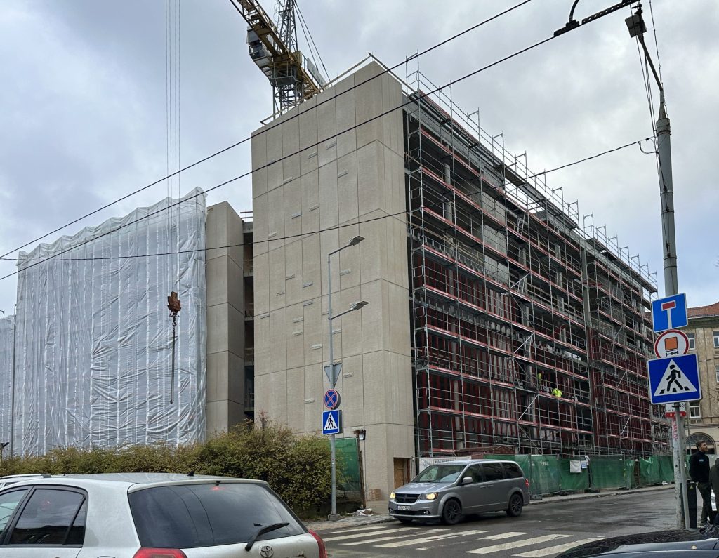 Jasinskio 2 (J. Jasinskio g. 2) - Office center - construction photos