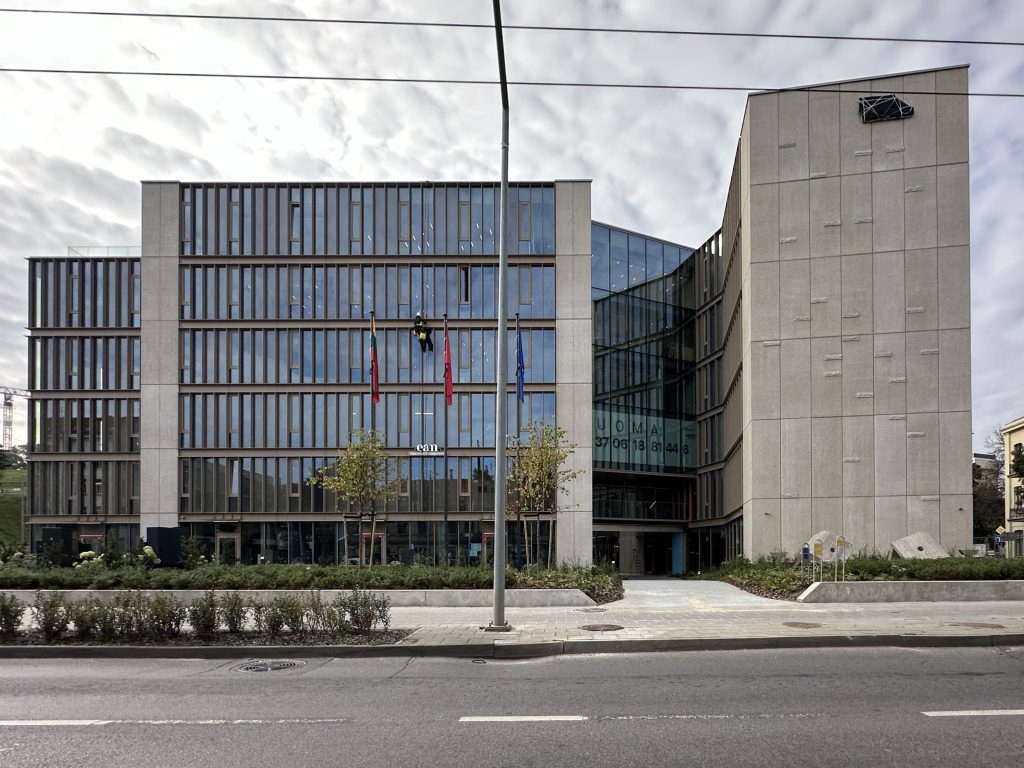 Jasinskio 2 (J. Jasinskio g. 2) - Office center - construction photos