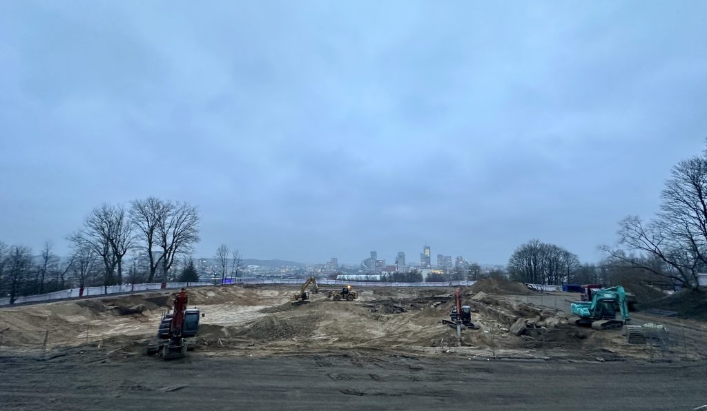 Nacionalinė koncertų salė "Tautos namai" (V. Mykolaičio-Putino g. 5) - Concert hall - construction photos
