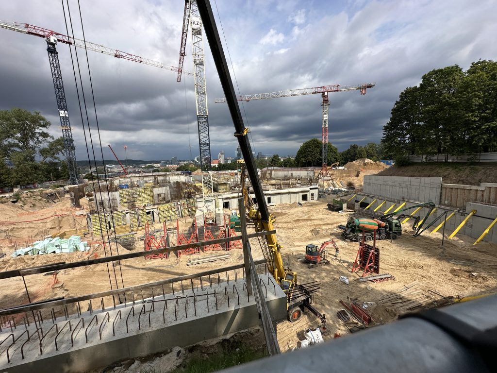 Nacionalinė koncertų salė "Tautos namai" (V. Mykolaičio-Putino g. 5) - Concert hall - construction photos