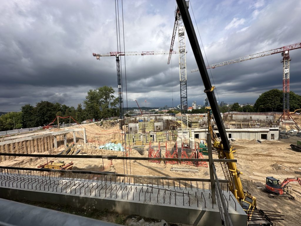 Nacionalinė koncertų salė "Tautos namai" (V. Mykolaičio-Putino g. 5) - Concert hall - construction photos