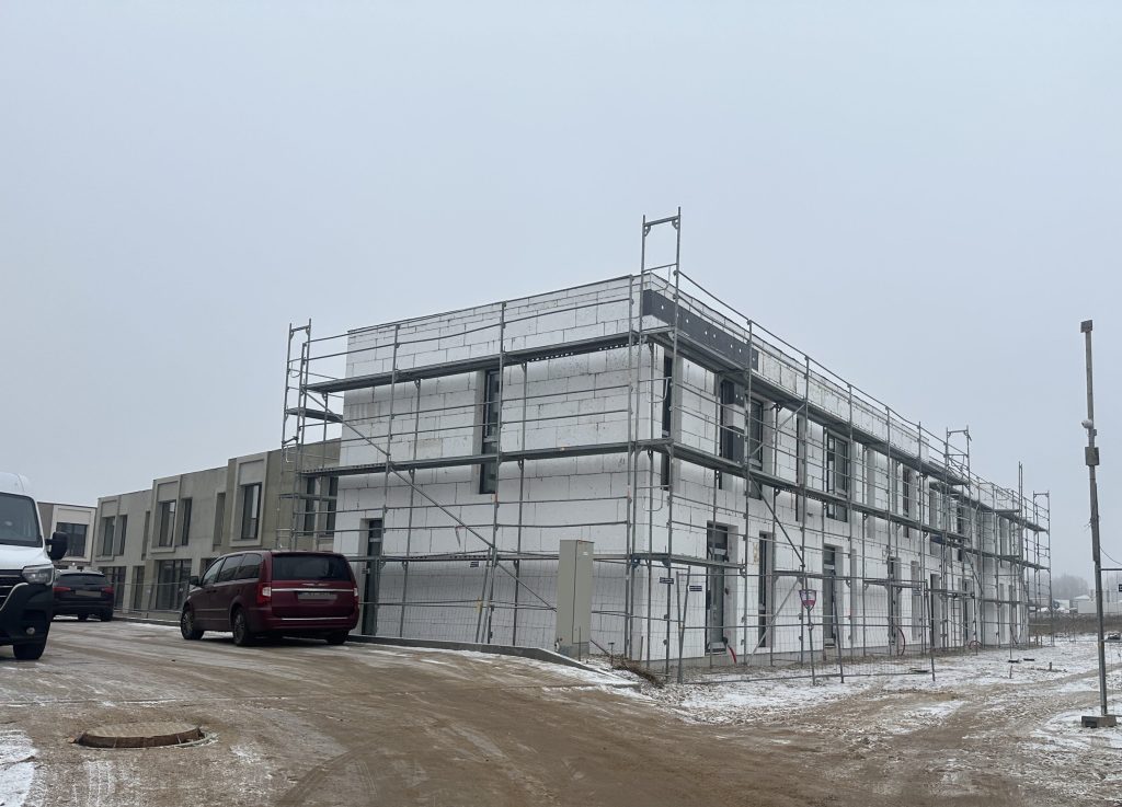 Suburbija 2.0 (Žozefo Pusjė g. 50) - Row housing - construction photos