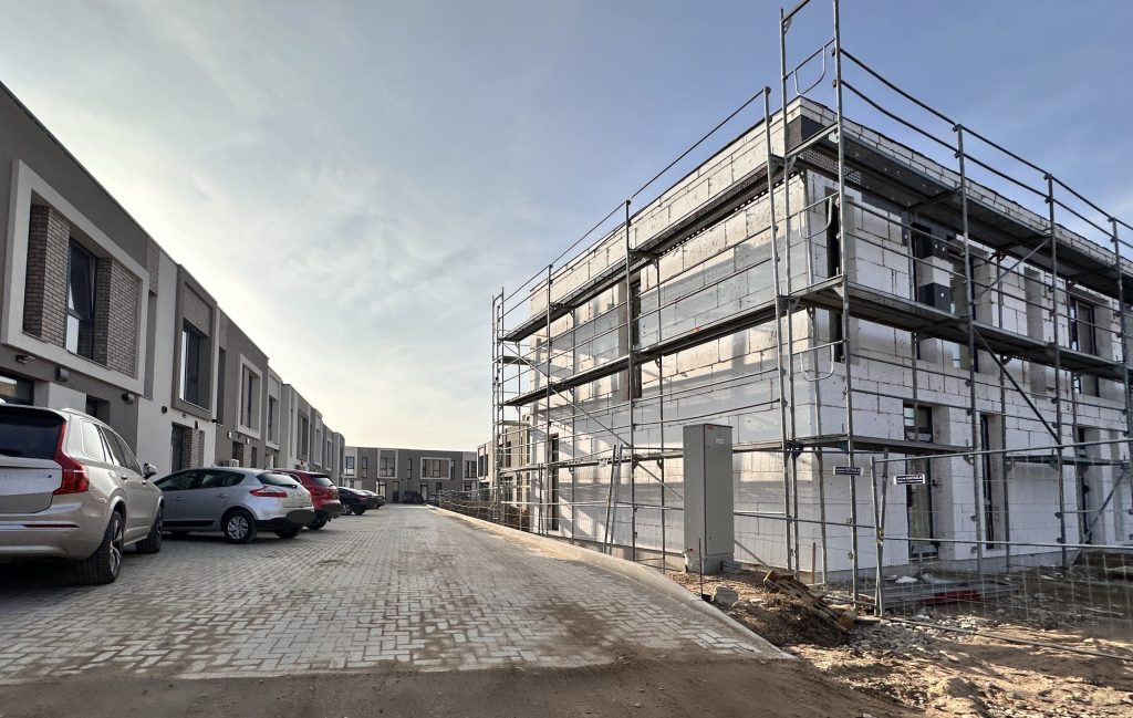 Suburbija 2.0 (Žozefo Pusjė g. 50) - Row housing - construction photos