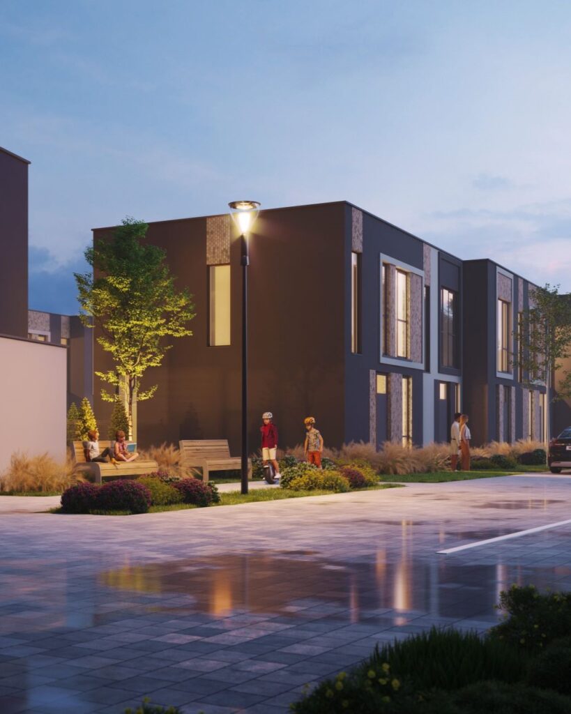 Suburbija 2.0 (Žozefo Pusjė g. 50) - Row housing - visualization