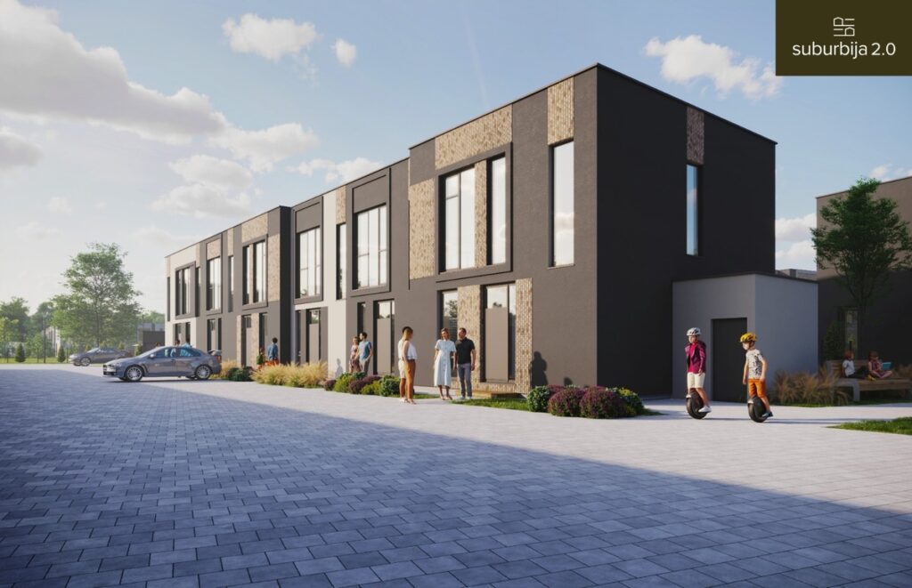 Suburbija 2.0 (Žozefo Pusjė g. 50) - Row housing - visualization