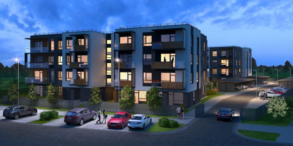 Grigalaukio dominija (Grigalaukio g. 22, 24) - Korterelamu - visuaalne