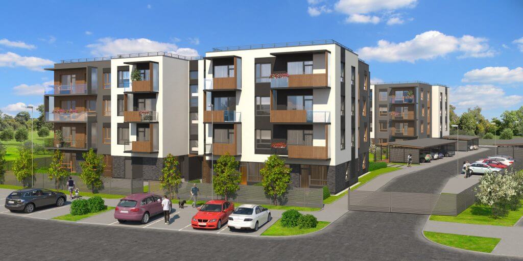 Grigalaukio dominija (Grigalaukio g. 22, 24) - Korterelamu - visuaalne