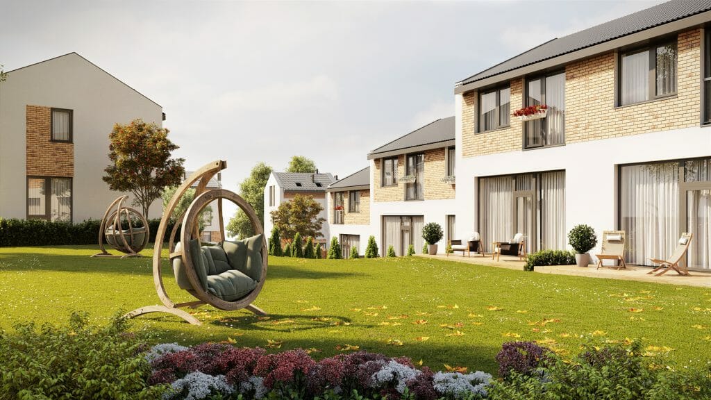 Ievų namai (Ievų g. 3) - Row housing - visualization