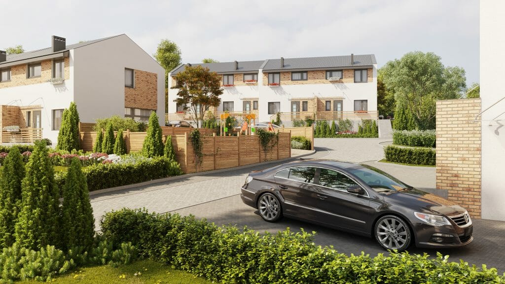 Ievų namai (Ievų g. 3) - Row housing - visualization