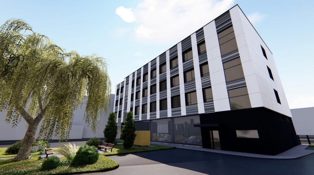 Mykolo Marcinkevičiaus ligoninės plėtra (Kauno g. 7) - Hospital - visualization