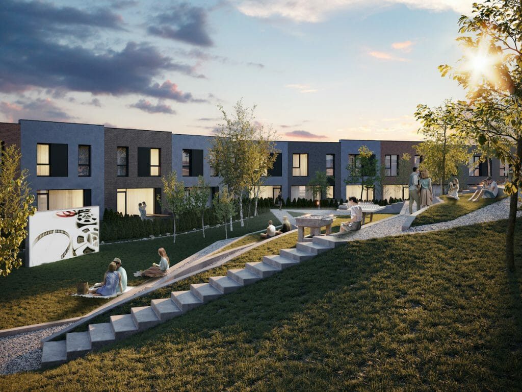 PaJustis 2 etapas (sublokuoti namai) (Mozūriškių g. 190) - Row housing - visualization