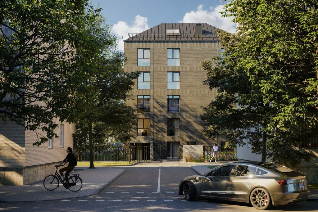 Skvero namai 1 etapas (T. Ševčenkos g. 25) - Hotel, Multi apartment - visualization