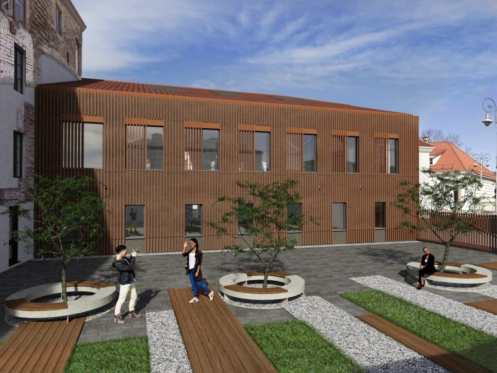 Vilniaus tarptautinės mokyklos plėtra (Rusų g. 5) - Primary and secondary education - visualization