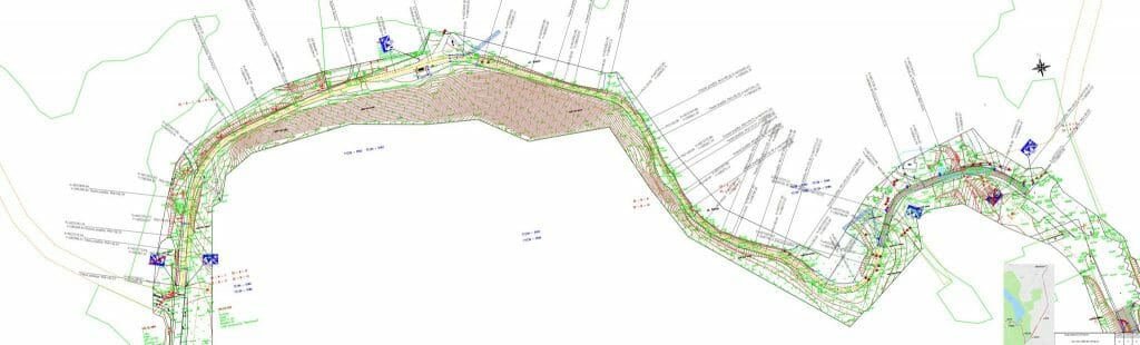 Žaliųjų ežerų g. dviračių takas iki miesto ribos (Žaliųjų ežerų g., Gulbinų g., Europos parko g.) - Bike path - visualization