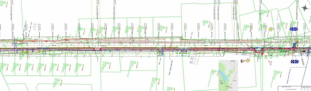 Žaliųjų ežerų g. dviračių takas iki miesto ribos (Žaliųjų ežerų g., Gulbinų g., Europos parko g.) - Bike path - visualization