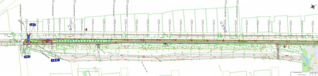 Žaliųjų ežerų g. dviračių takas iki miesto ribos (Žaliųjų ežerų g., Gulbinų g., Europos parko g.) - Bike path - visualization