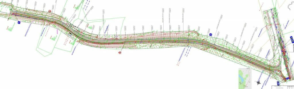 Žaliųjų ežerų g. dviračių takas iki miesto ribos (Žaliųjų ežerų g., Gulbinų g., Europos parko g.) - Bike path - visualization