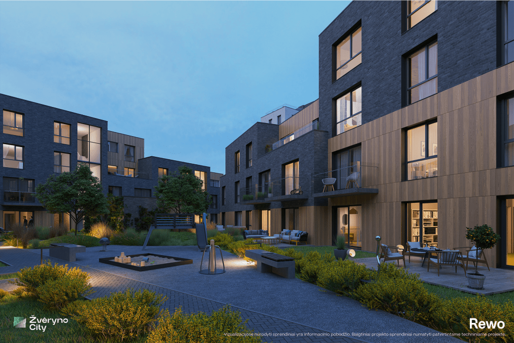 Žvėryno City (Paribio g. 12) - Multi apartment - visualization