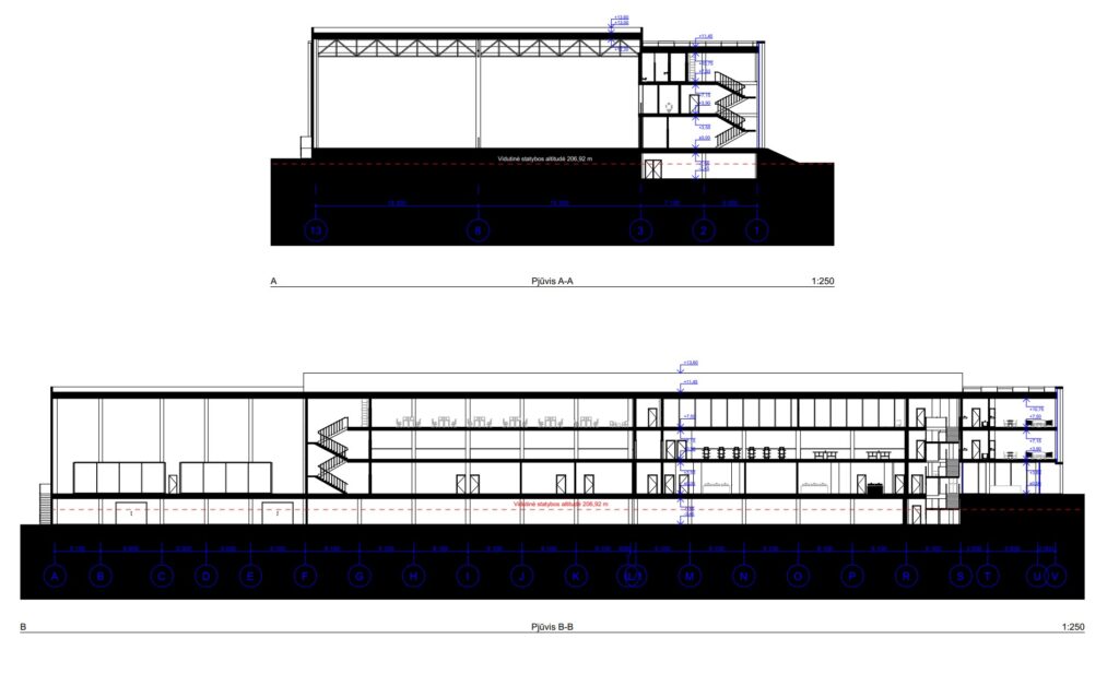 Balzekas Tennis Academy Kalnėnai (Azerų g. 1) - Multi apartment, Sports arena - visualization