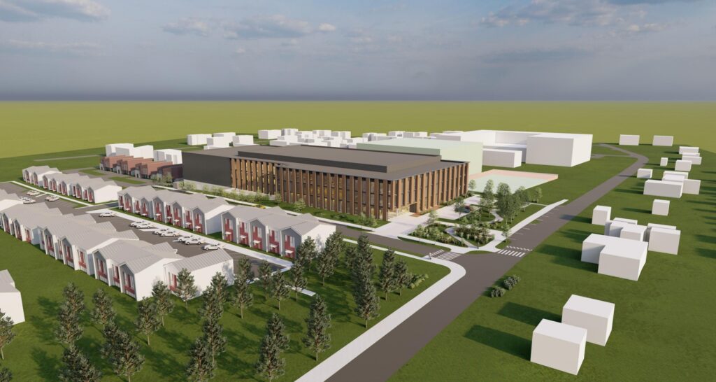 Balzekas Tennis Academy Kalnėnai (Azerų g. 1) - Multi apartment, Sports arena - visualization