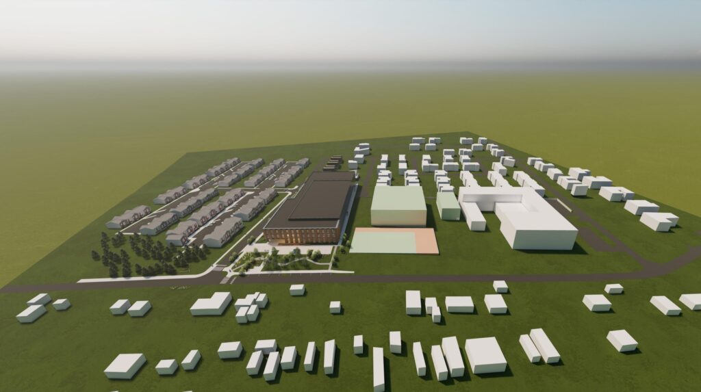 Balzekas Tennis Academy Kalnėnai (Azerų g. 1) - Multi apartment, Sports arena - visualization