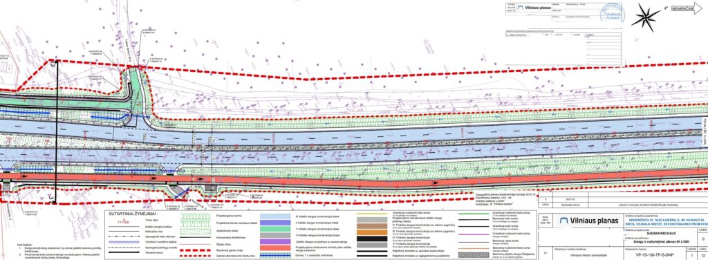 Nemenčinės pl. rekonstrukcija (Nemenčinės pl.) - Bike path, Road - visualization