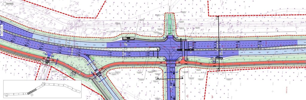 Nemenčinės pl. rekonstrukcija (Nemenčinės pl.) - Bike path, Road - visualization