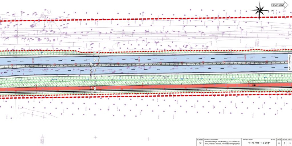 Nemenčinės pl. rekonstrukcija (Nemenčinės pl.) - Bike path, Road - visualization