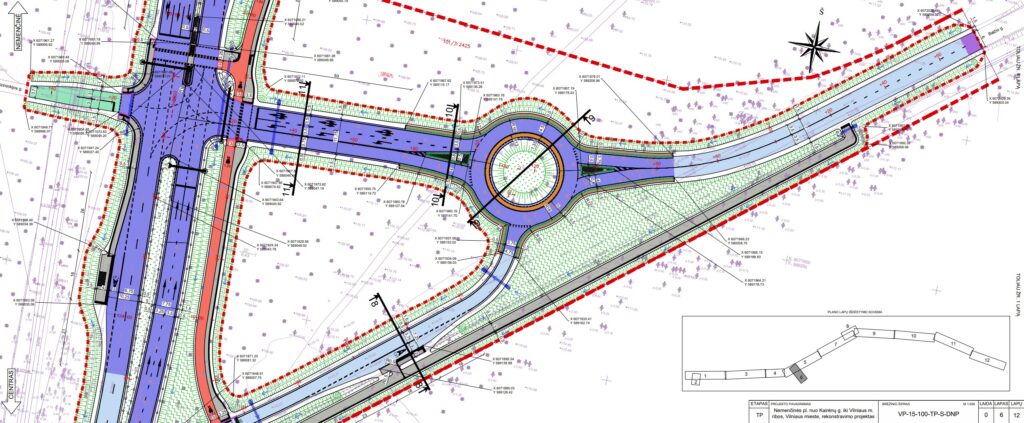 Nemenčinės pl. rekonstrukcija (Nemenčinės pl.) - Bike path, Road - visualization