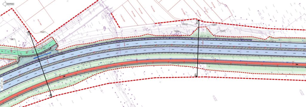 Nemenčinės pl. rekonstrukcija (Nemenčinės pl.) - Bike path, Road - visualization