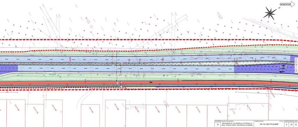 Nemenčinės pl. rekonstrukcija (Nemenčinės pl.) - Bike path, Road - visualization