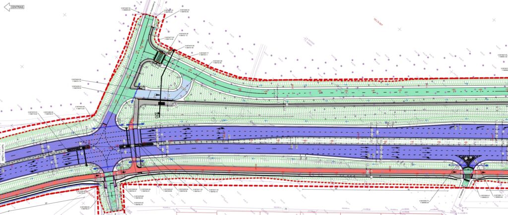 Nemenčinės pl. rekonstrukcija (Nemenčinės pl.) - Bike path, Road - visualization