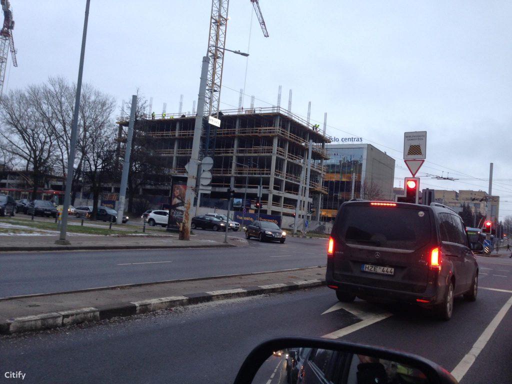 S28 (Savanorių pr. 28) - Office center - construction photos