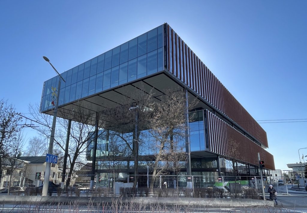 Sąvaržėlė (Konstitucijos pr. 14A) - Office center - construction photos